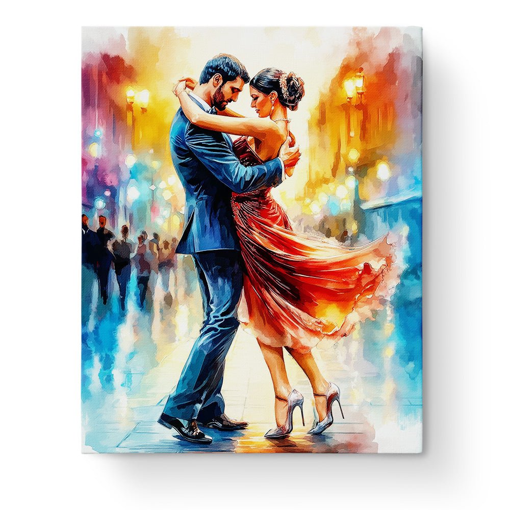 Romantic Evening Waltz - Dance - BestPaintByNumbers - Paint by Numbers Custom Kit