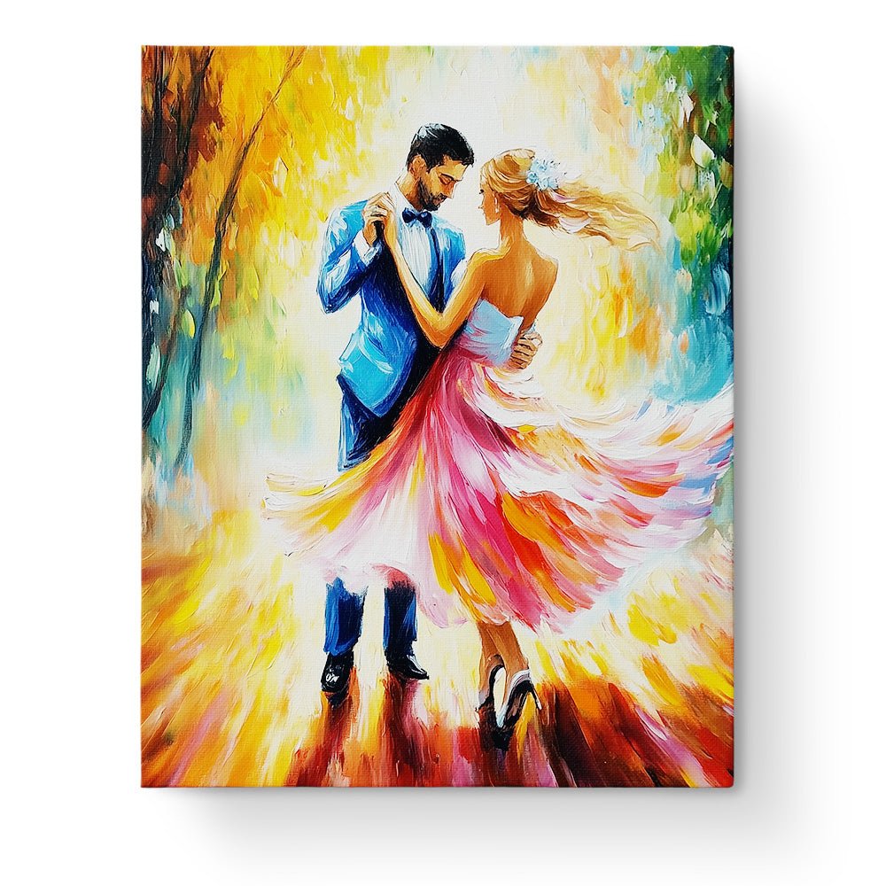 Romantic Waltz in Autumn - Dance - BestPaintByNumbers - Paint by Numbers Custom Kit