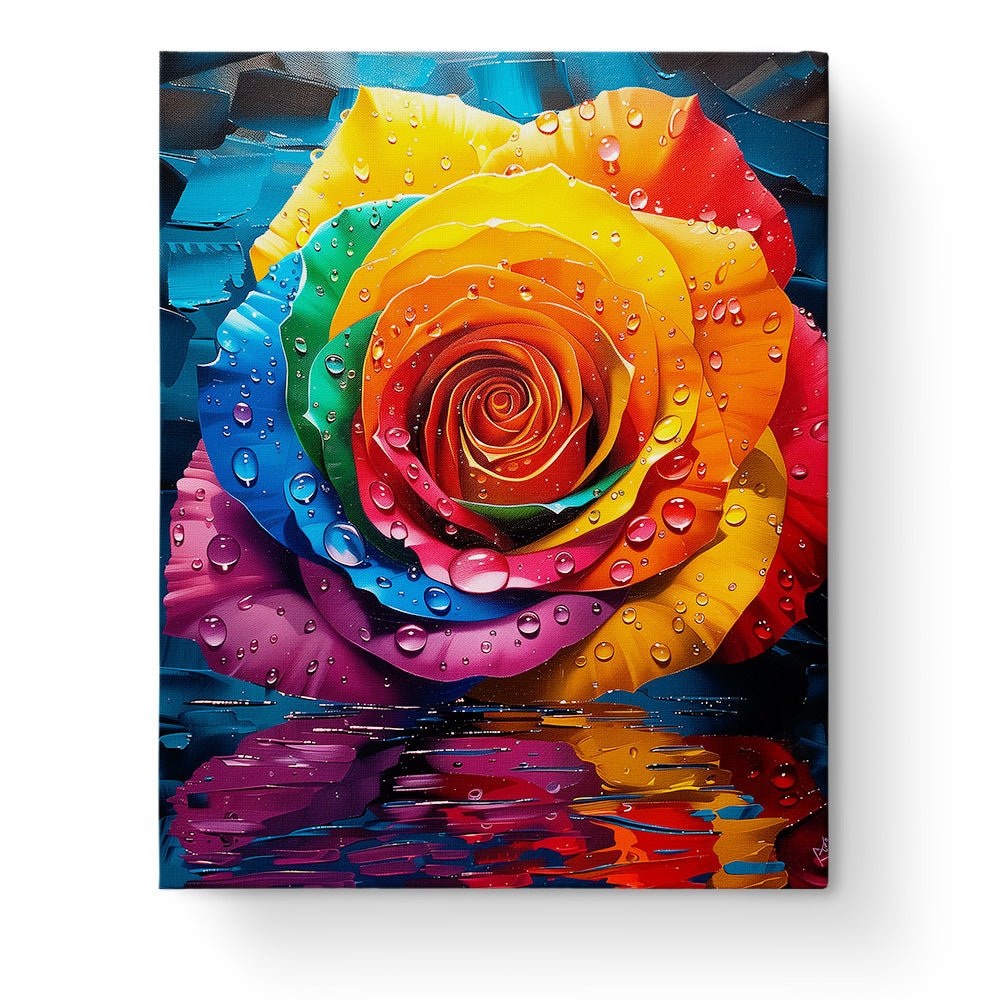 Rose - Meditation - BestPaintByNumbers - Paint by Numbers Custom Kit