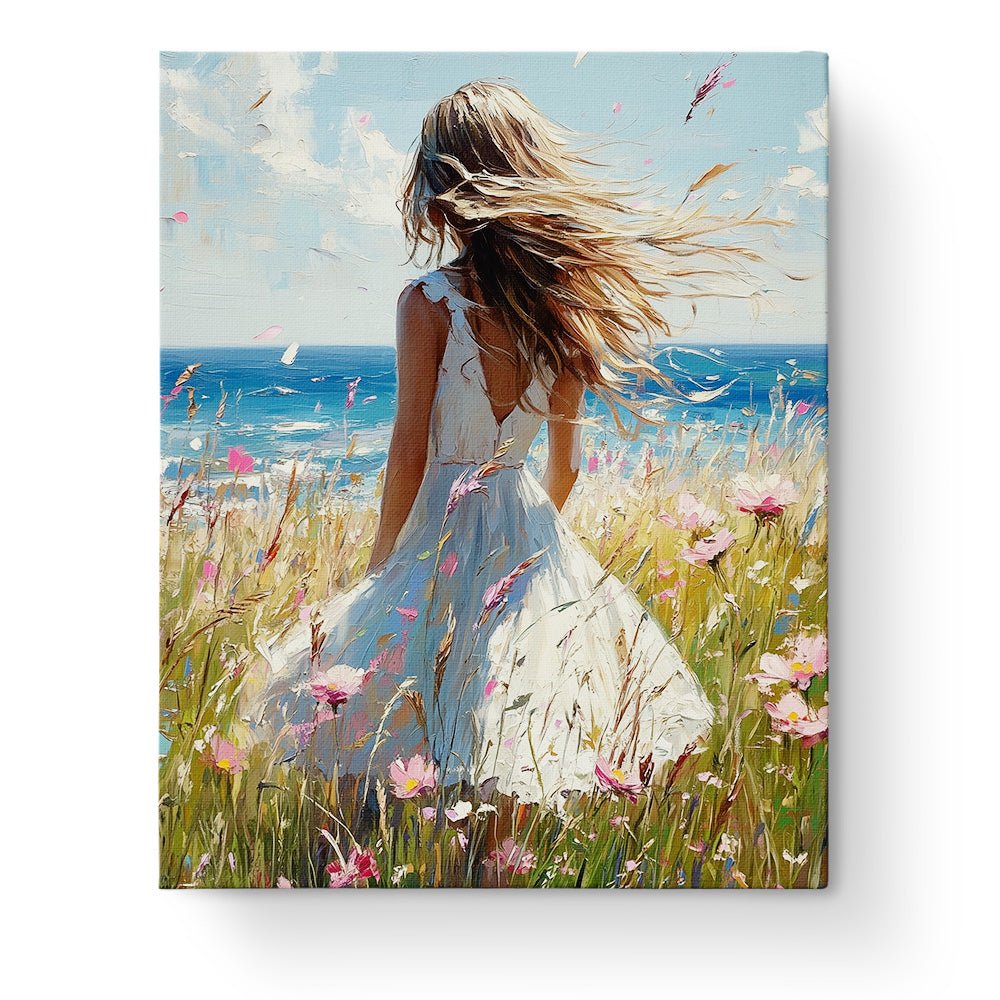 Summer Breeze by the Sea - Impressionist - BestPaintByNumbers - Paint by Numbers Custom Kit