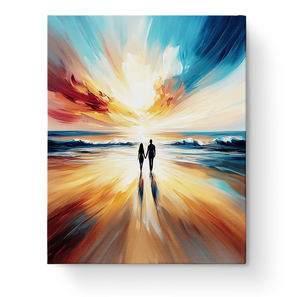 Sunset Stroll - Landscape - BestPaintByNumbers - Paint by Numbers Custom Kit