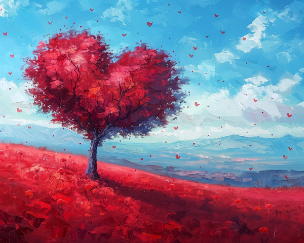 Tree of Love - BestPaintByNumbers - Paint by Numbers Custom Kit