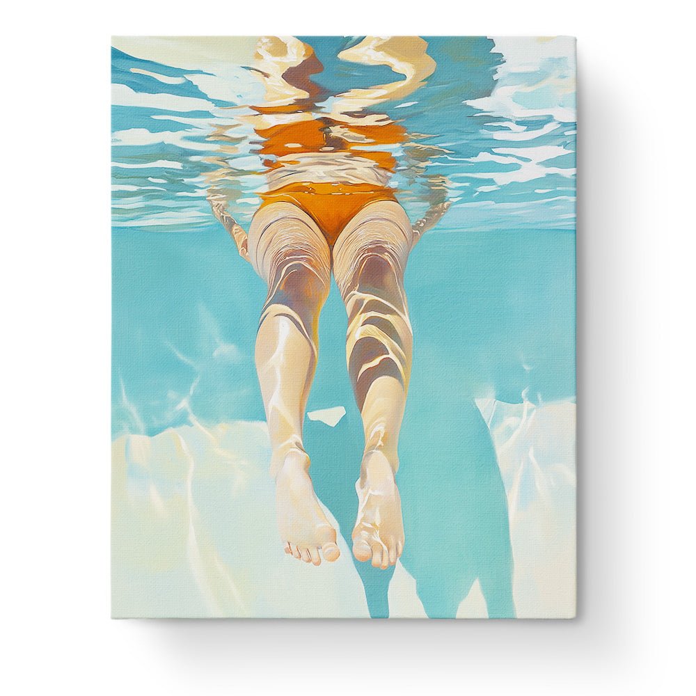 Underwater Tranquility - Summer - BestPaintByNumbers - Paint by Numbers Custom Kit