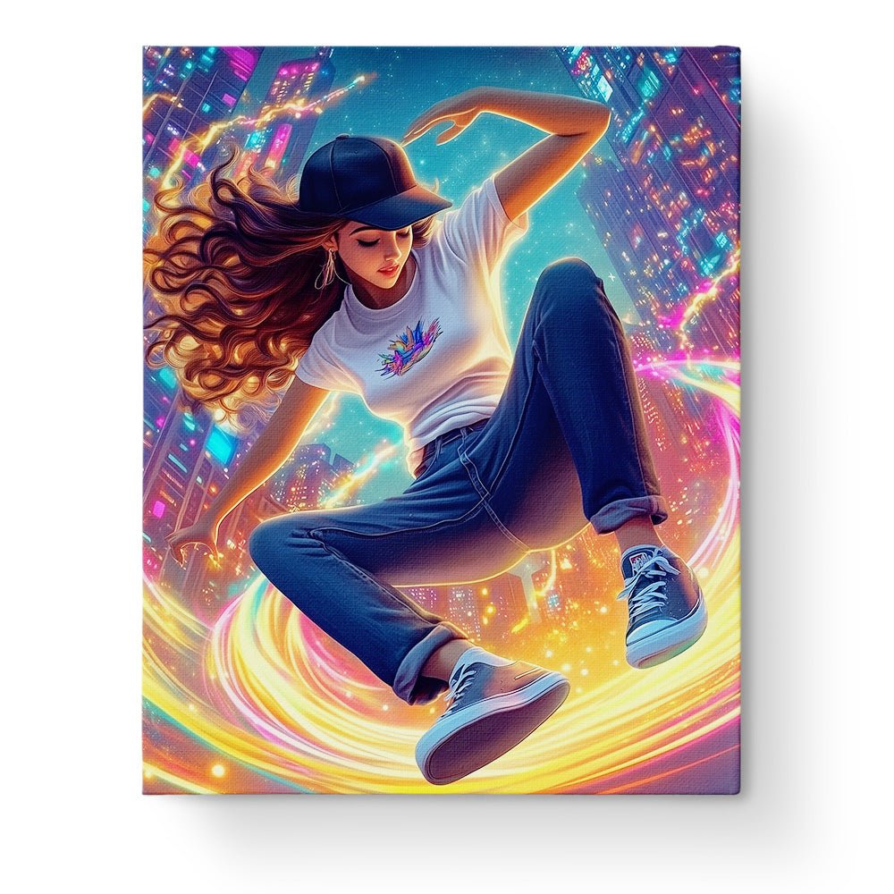 Urban Hip - Hop Movement - Dance - BestPaintByNumbers - Paint by Numbers Custom Kit