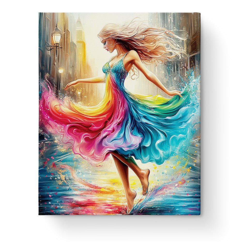 Vibrant City Dance - Dance - BestPaintByNumbers - Paint by Numbers Custom Kit