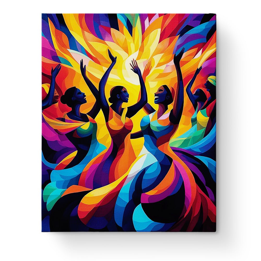 Vibrant Dance Celebration - Festival of the world - BestPaintByNumbers - Paint by Numbers Custom Kit