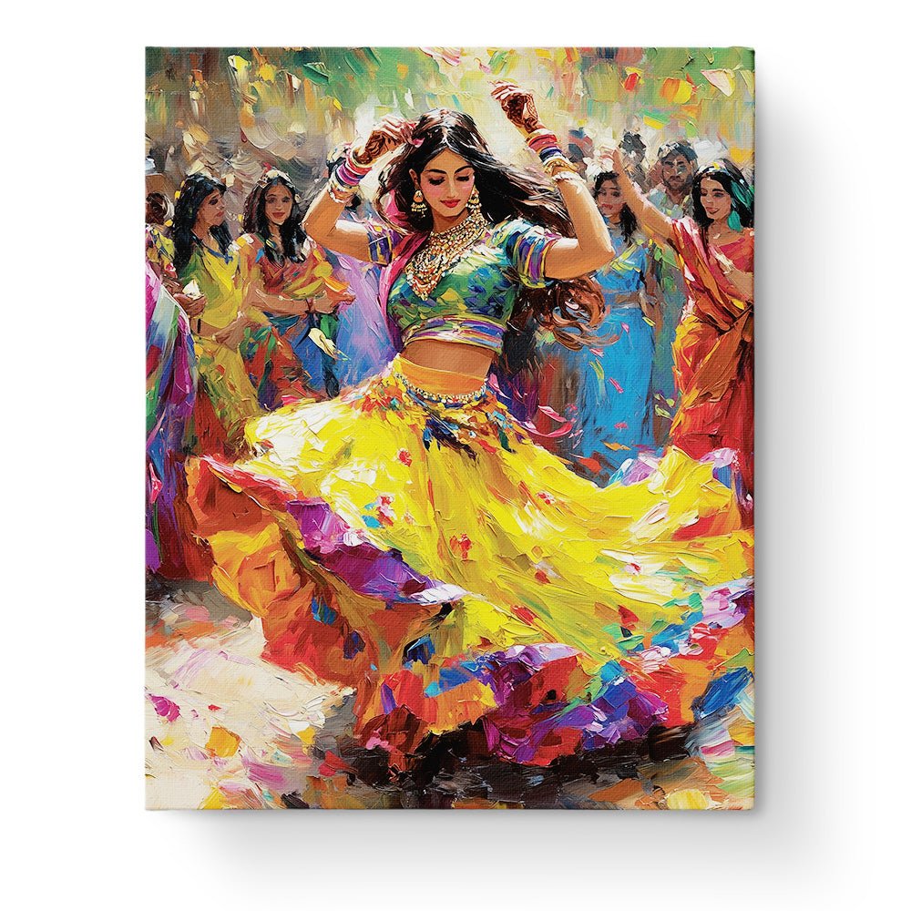 Vibrant Dance Celebration - Festival of the world - BestPaintByNumbers - Paint by Numbers Custom Kit