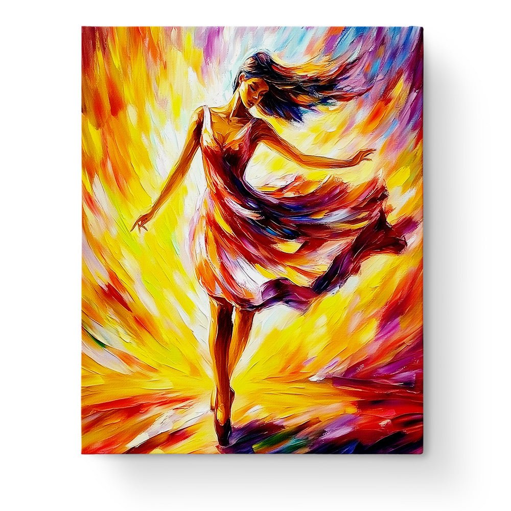 Vibrant Motion - Dance - BestPaintByNumbers - Paint by Numbers Custom Kit