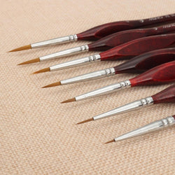 7x Premium Quality Paint Brushes - BestPaintByNumbers - Paint by Numbers Custom Kit