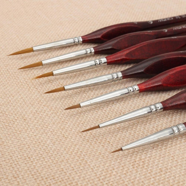 7x Premium Quality Paint Brushes - BestPaintByNumbers - Paint by Numbers Custom Kit