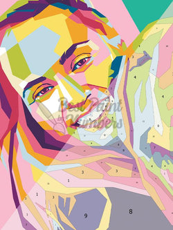 Custom Pop Art Portrait - BestPaintByNumbers - Paint by Numbers Custom Kit