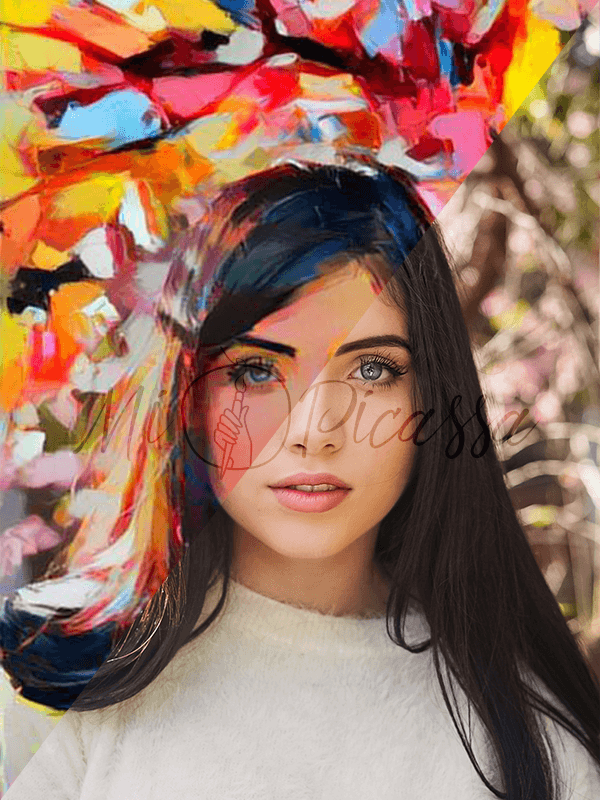 YOUR OWN PHOTO AS EXPRESSIONISM ART - BestPaintByNumbers - Paint by Numbers Custom Kit